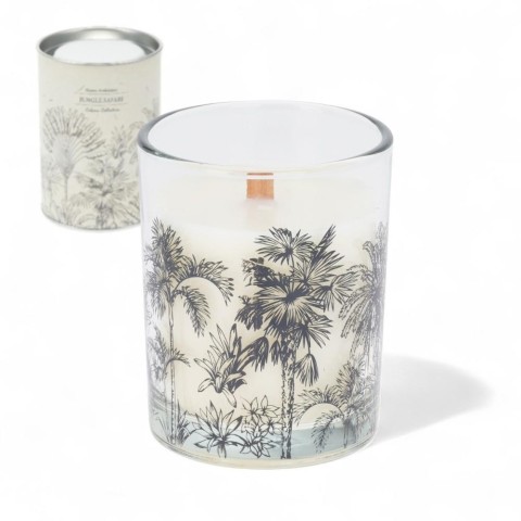 CANDELA IN VETRO H10X8 2 ASSORTITI